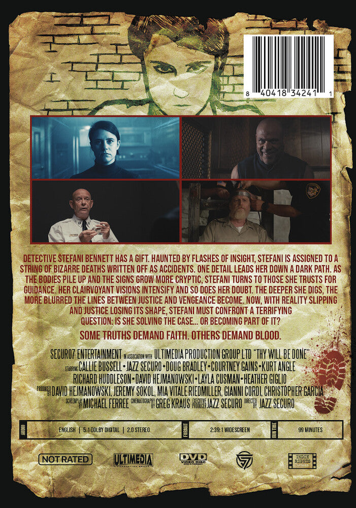 Thy Will Be Done - Back Panel - 