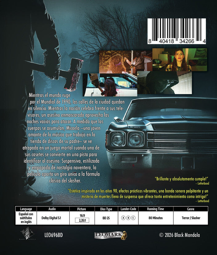 Nadie Va A Escuchar Tu Grito [Blu-ray] - Back Panel - 