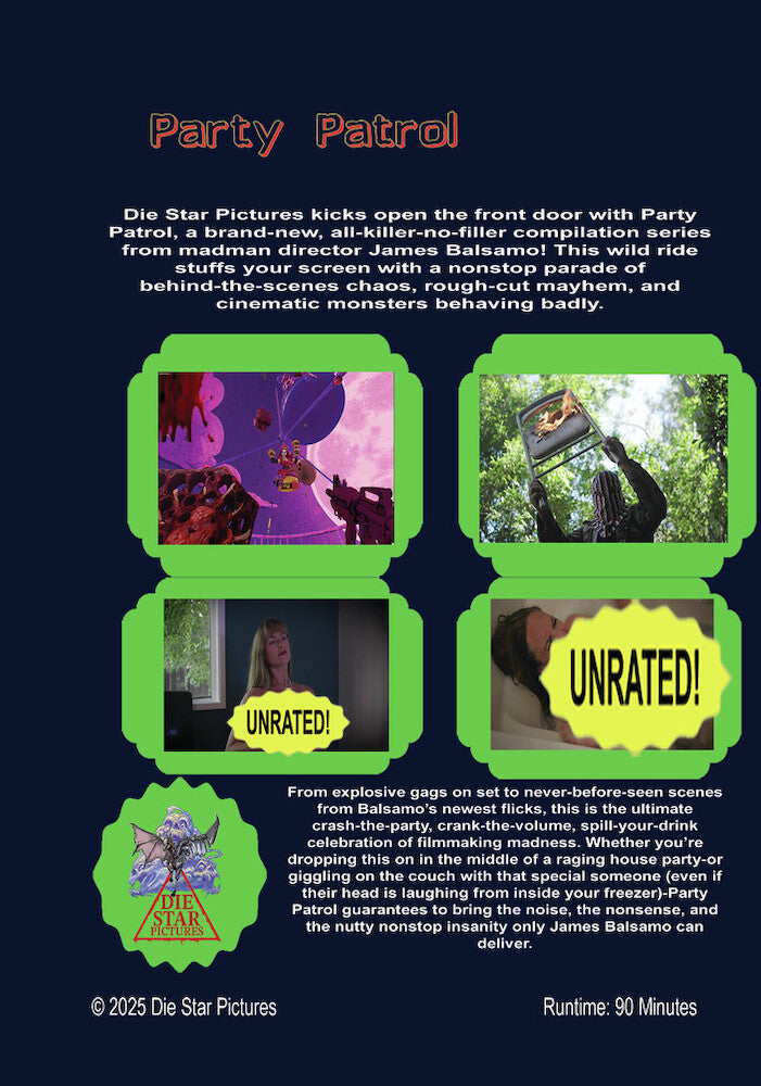 Party Patrol - Back Panel - 