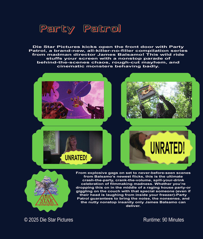 Party Patrol - Back Panel - 