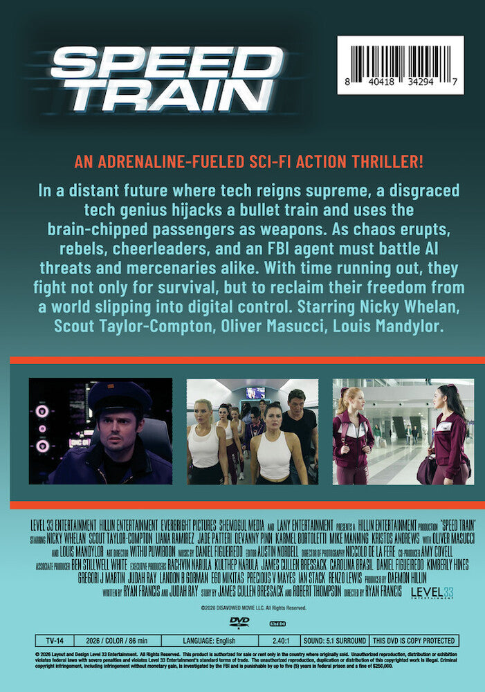 Speed Train - Back Panel - 