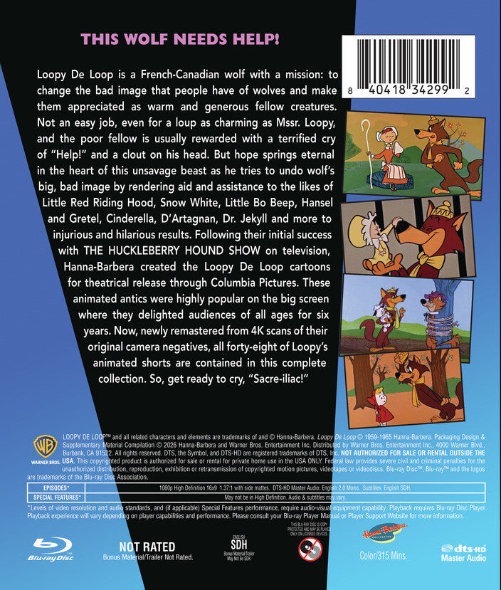 Loopy De Loop: The Complete Collection [Blu-ray] - Back Panel - 