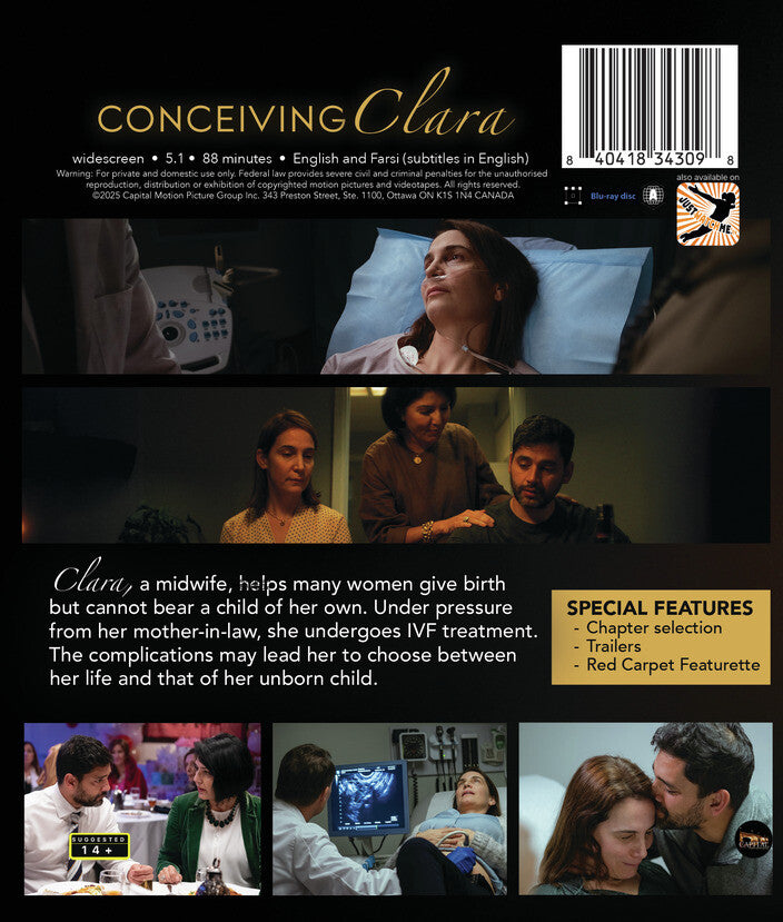 Conceiving Clara - Back Panel - 