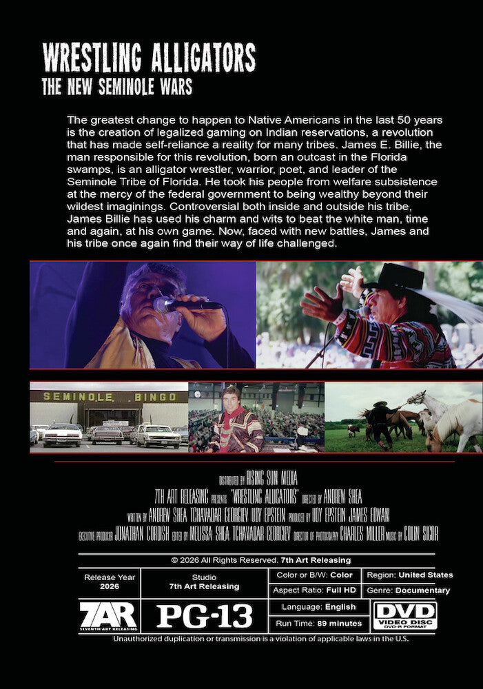 Wrestling Alligators - Back Panel - 