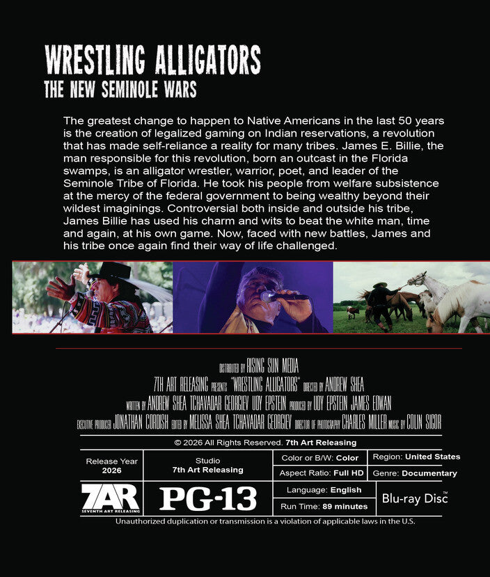 Wrestling Alligators - Back Panel - 