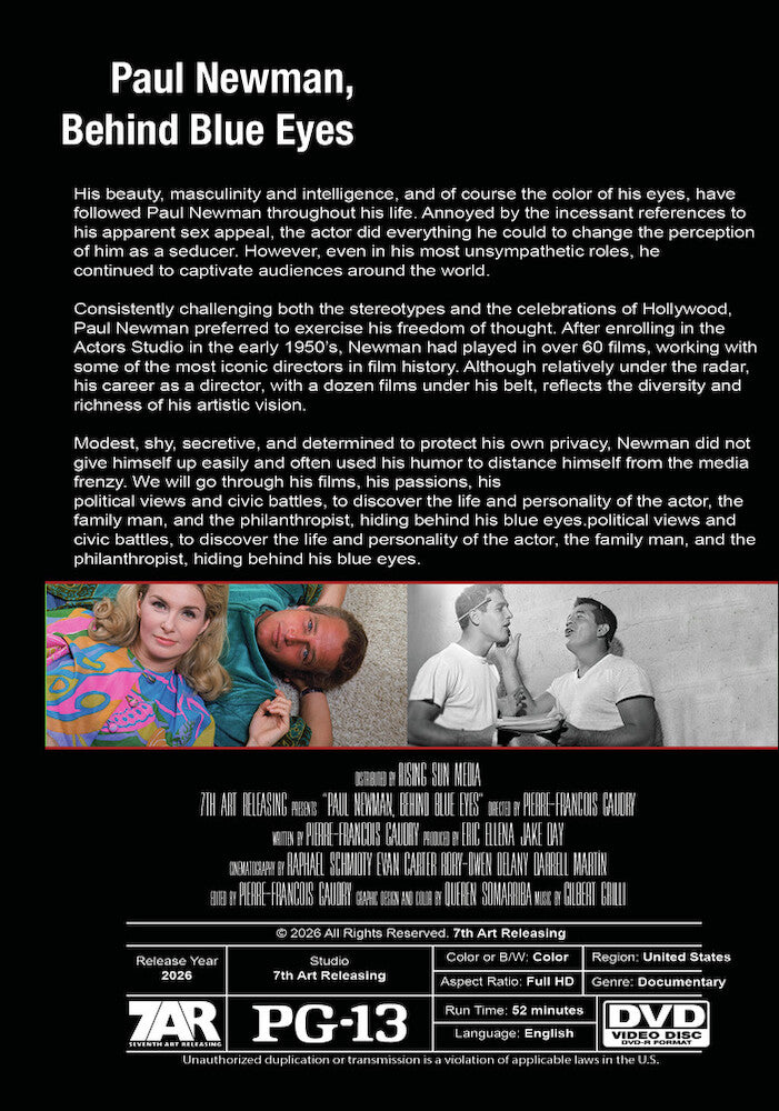 Paul Newman, Behind Blue Eyes - Back Panel - 