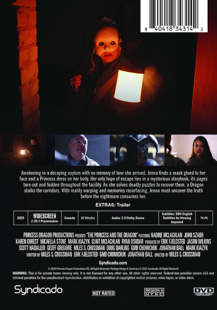 The Princess & The Dragon - Back Panel - 