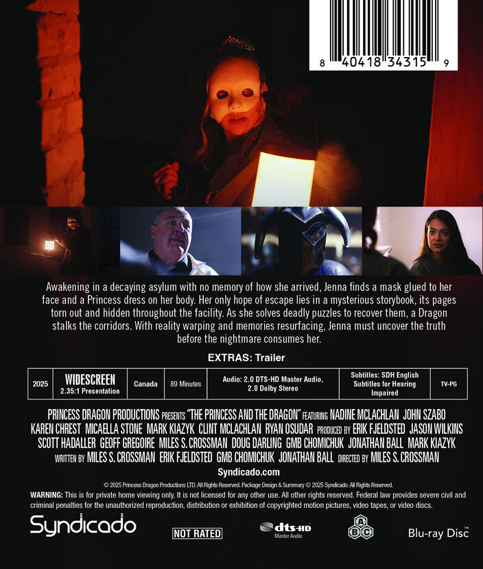 The Princess & The Dragon - Back Panel - 