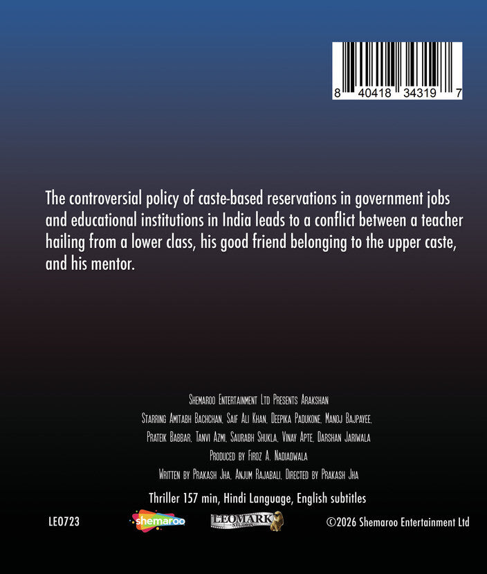 Aarakshan - Back Panel - 