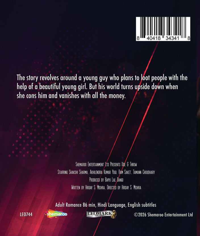 Bollywood After Dark - Use and Throw - Back Panel - 