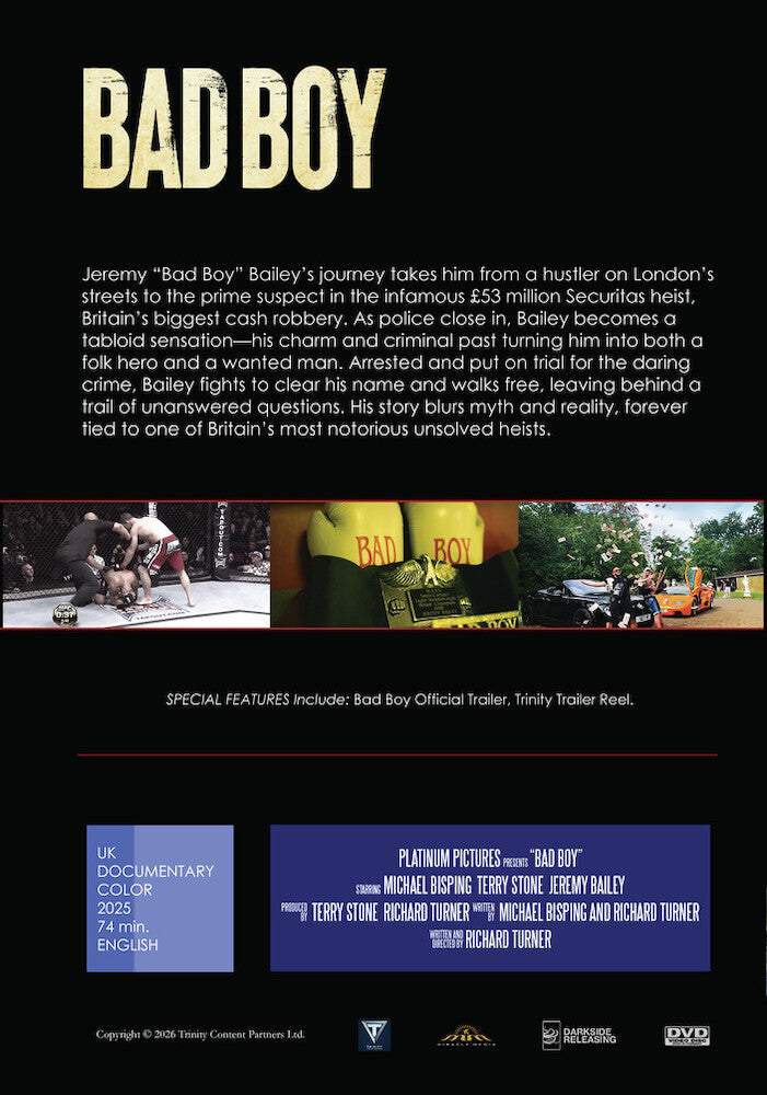 Bad Boy - Back Panel - 