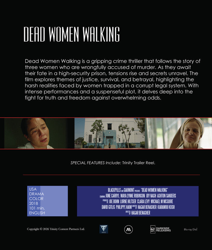 Dead Woman Walking [Blu-ray] - Back Panel - 