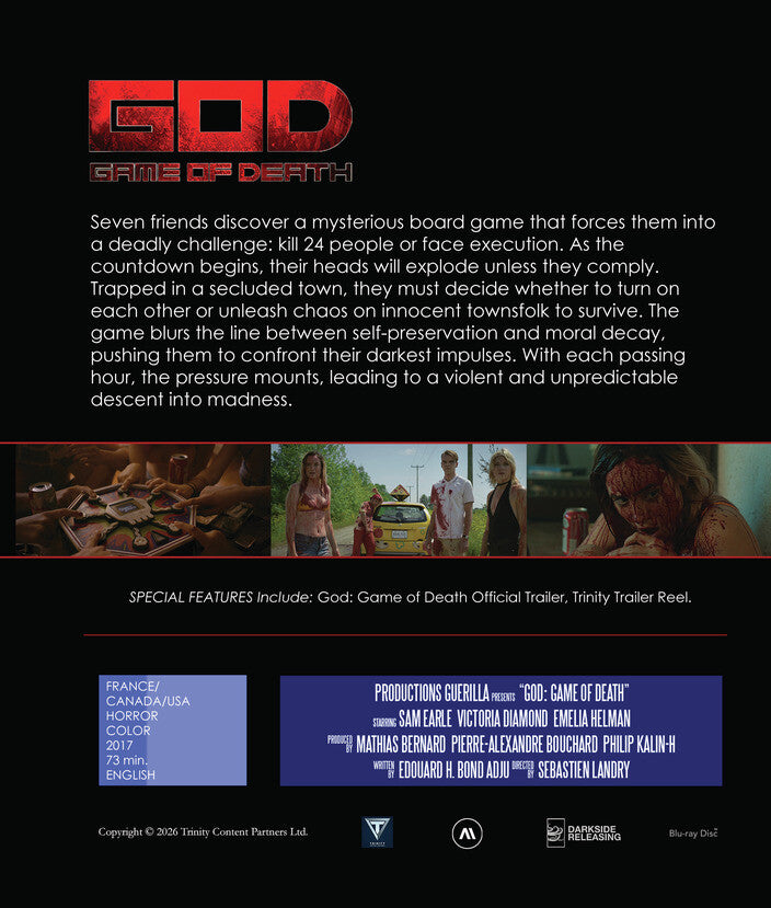 God: Game Of Death - Back Panel - 