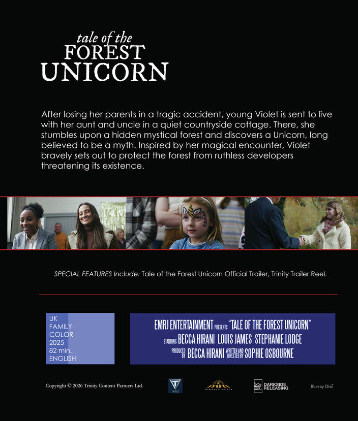 Tale of the Forest Unicorn - Back Panel - 