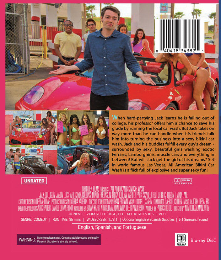 All American Bikini Car Wash - Back Panel - 