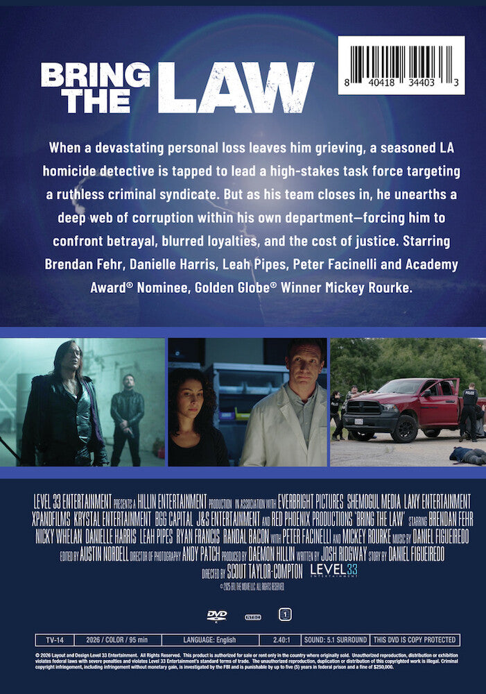 Bring The Law - Back Panel - 
