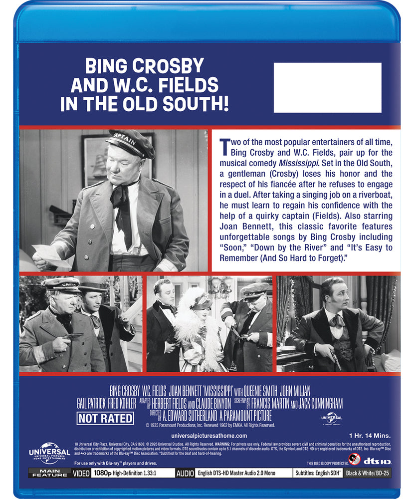 Mississippi [Blu-ray] - Back Panel - 