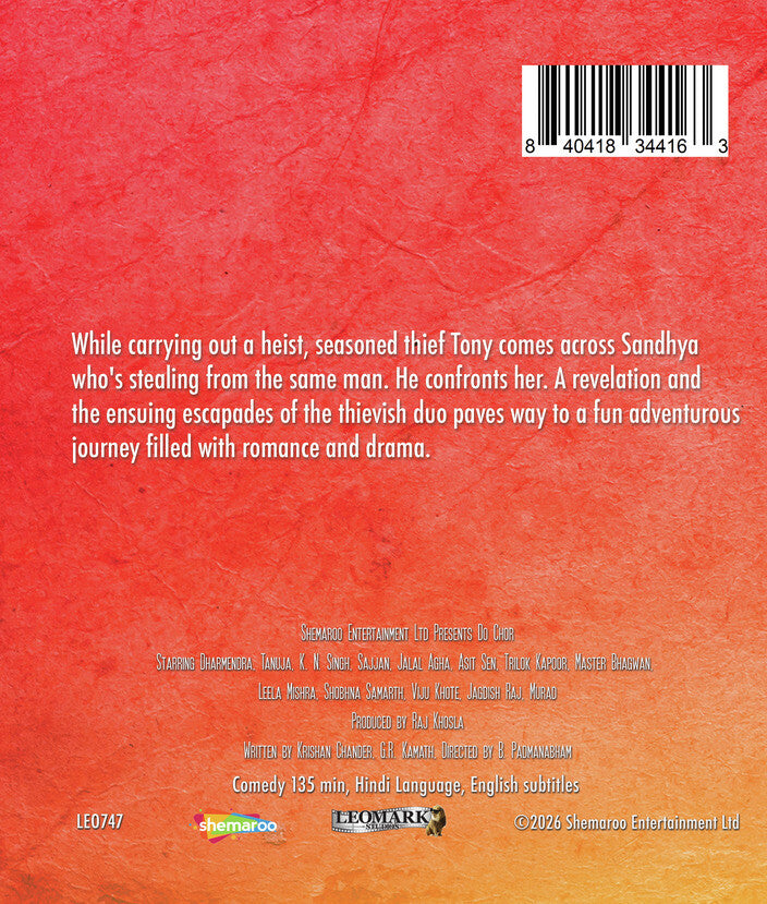 Do Chor [Blu-Ray] - Back Panel - 
