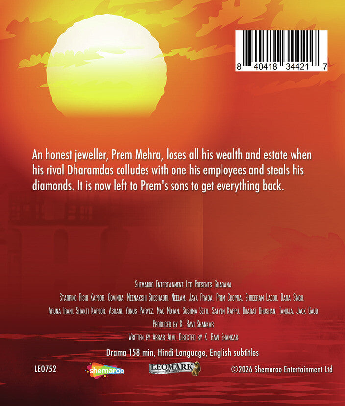 Gharana [Blu-Ray] - Back Panel - 