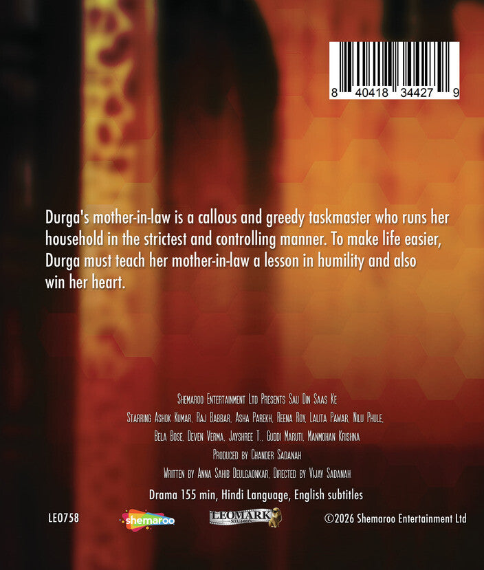 Sau Din Saas Ke [Blu-Ray] - Back Panel - 