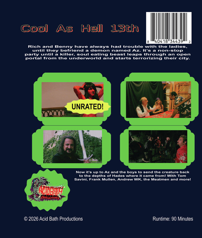 Cool As Hell 13 Year Anniversary - Back Panel - 