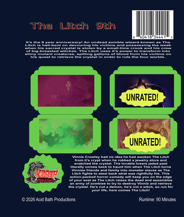 The Litch 9 Year Anniversary - Back Panel - 