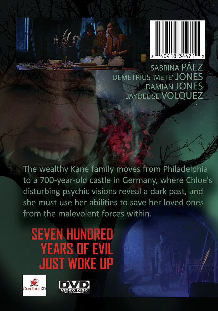 The Summoning of Chloe Kane - Back Panel - 