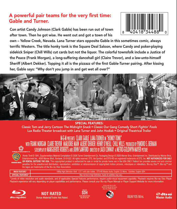 Honky Tonk - Back Panel - 