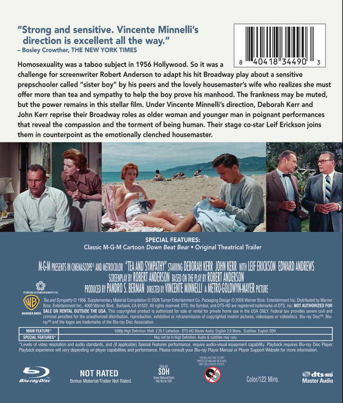 Tea and Sympathy Blu-ray | Drama | Warner Archive | Movie Zyng