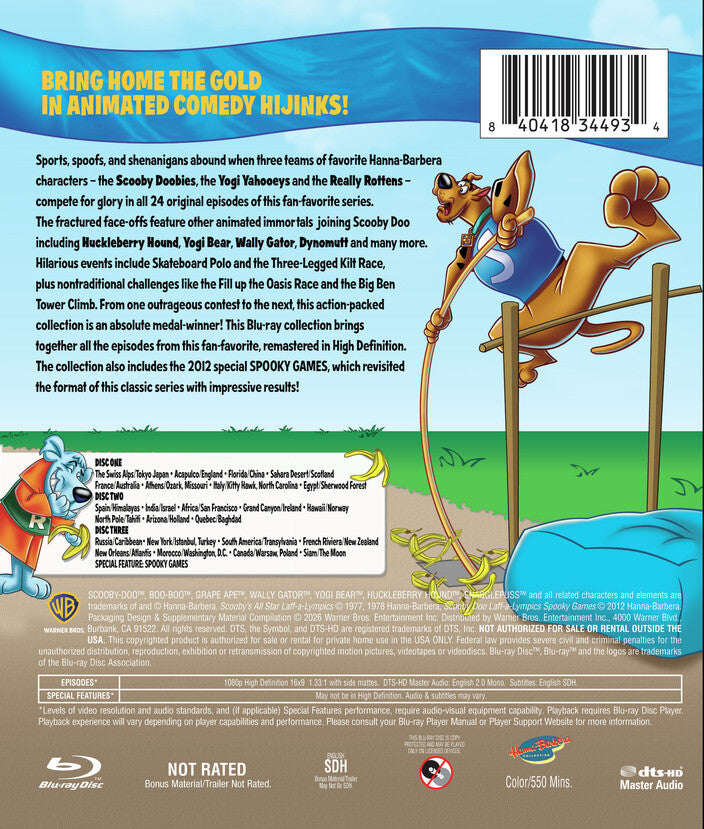 Scooby's All-Star Laff-A-Lympics Complete Collection [Blu-ray] - Back Panel - 