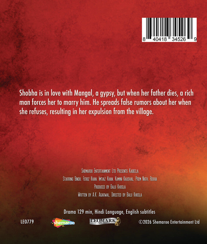 Kabeela [Blu-Ray] - Back Panel - 