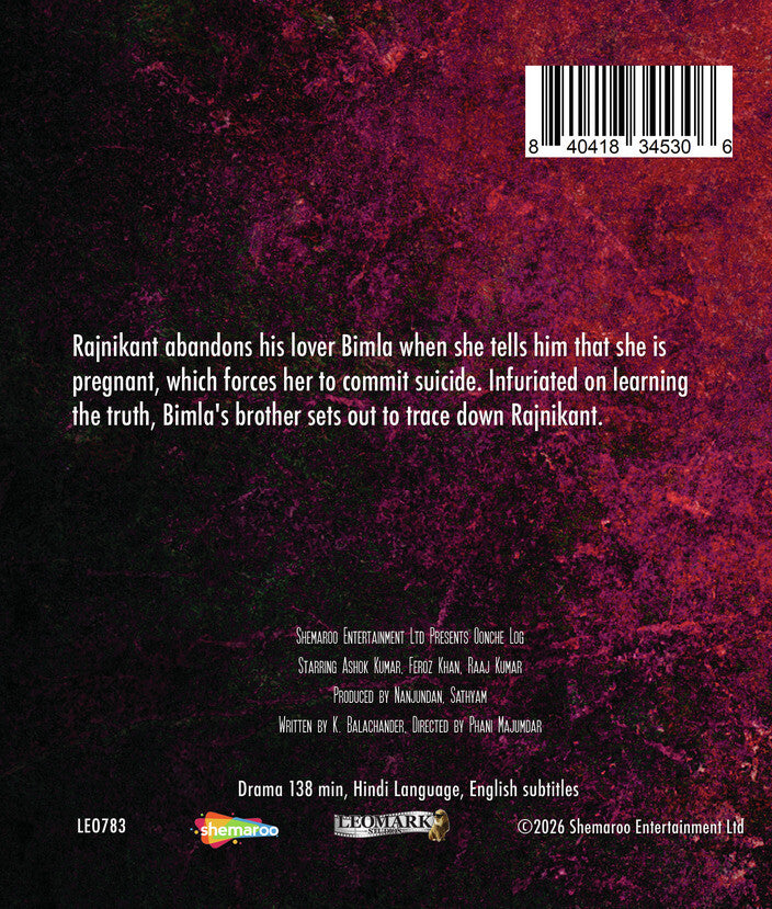 Oonche Log [Blu-ray] - Back Panel - 