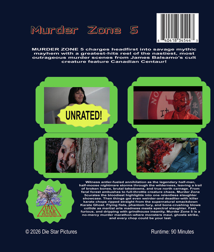 Murder Zone 5 [Blu-ray] - Back Panel - 