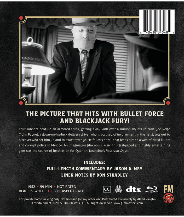 Kansas City Confidential (1952) [Blu-ray] - Back Panel - 