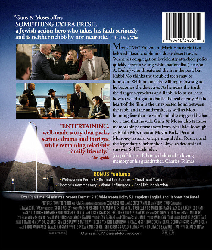 Guns & Moses [Blu-ray] - Back Panel - 