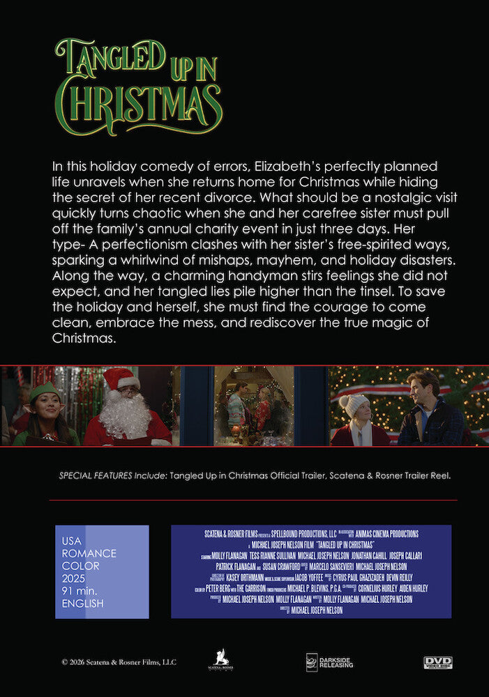 Tangled up in Christmas - Back Panel - 