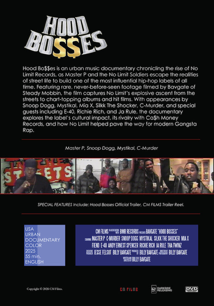 Hood Bosses - Back Panel - 