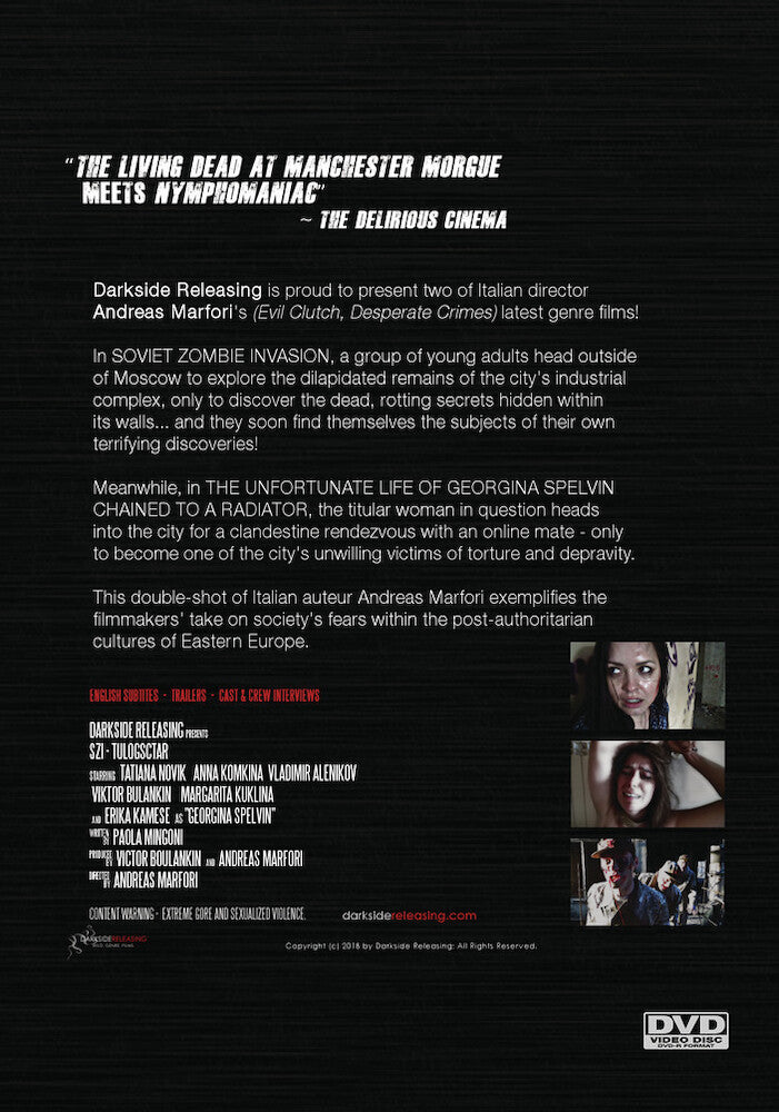 Soviet Zombie Invasion - Back Panel - 