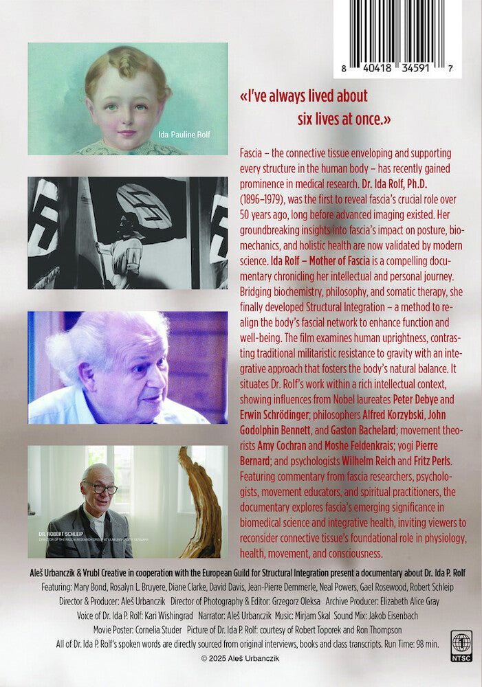 Ida Rolf: Mother Of Fascia - Back Panel - 