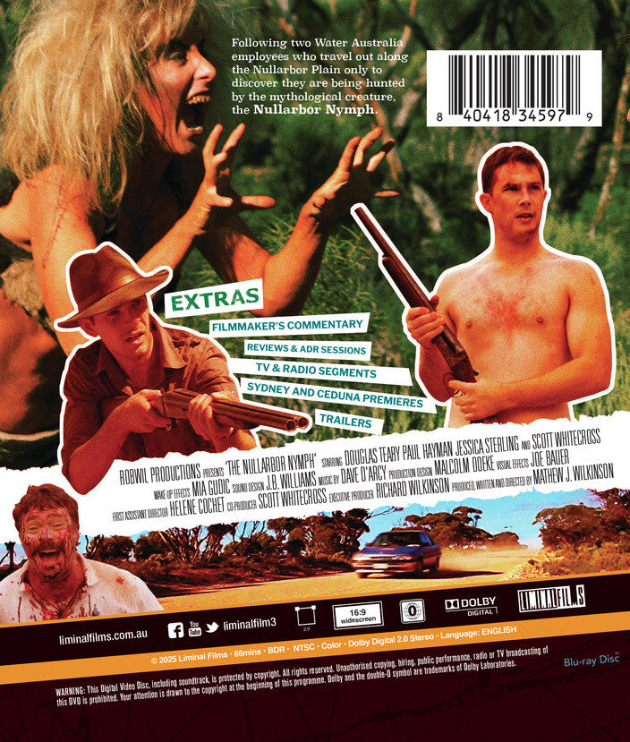 The Nullarbor Nymph - Back Panel - 