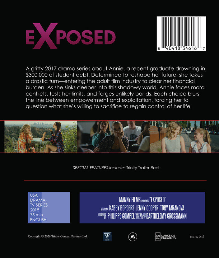 Exposed [Blu-ray] - Back Panel - 