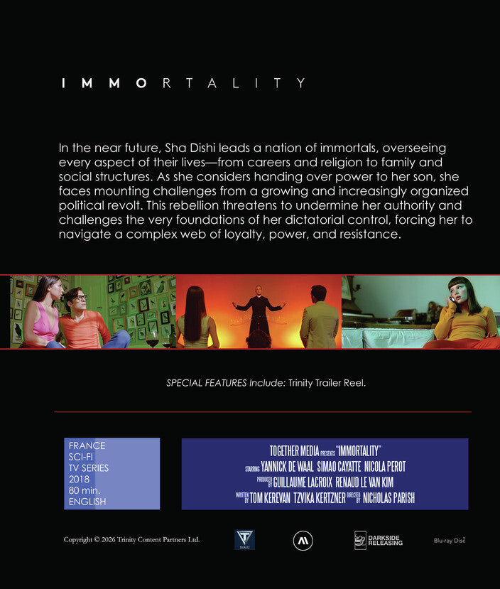 Immortality [Blu-ray] - Back Panel - 