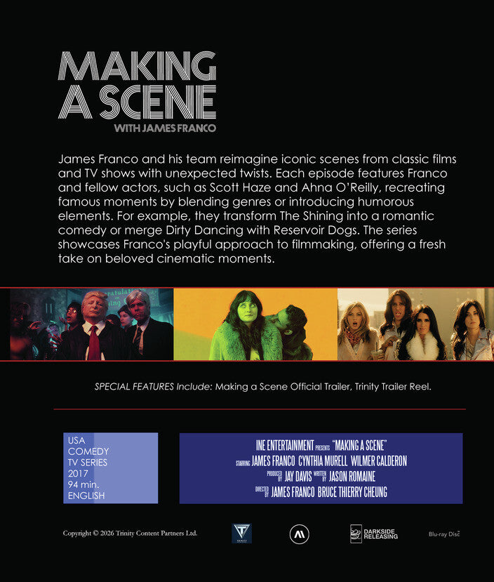 Making A Scene [Blu-ray] - Back Panel - 