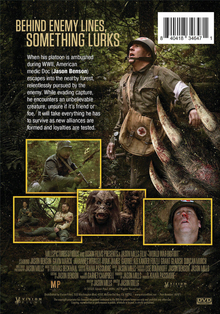 World War Bigfoot - Back Panel - 