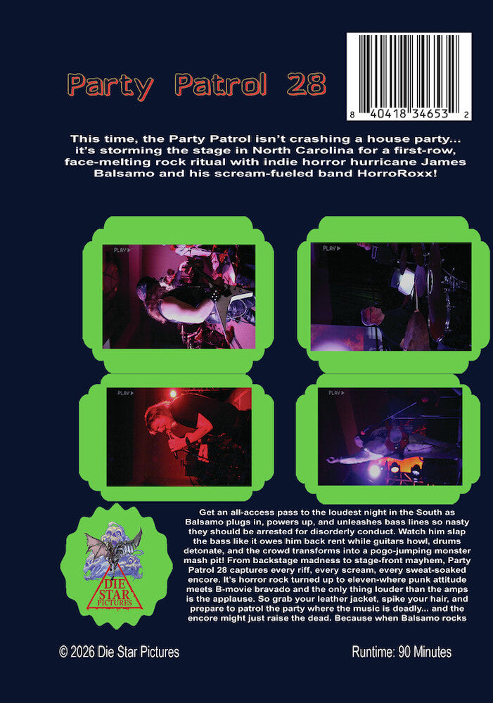 Party Patrol 28 - Back Panel - 