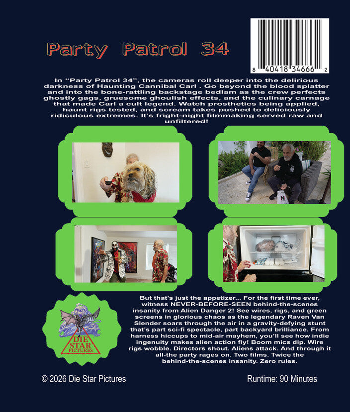 Party Patrol 34 [Blu-ray] - Back Panel - 