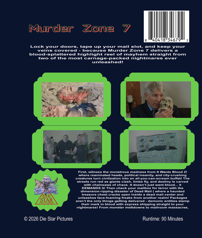 Murder Zone 7 [Blu-ray] - Back Panel - 