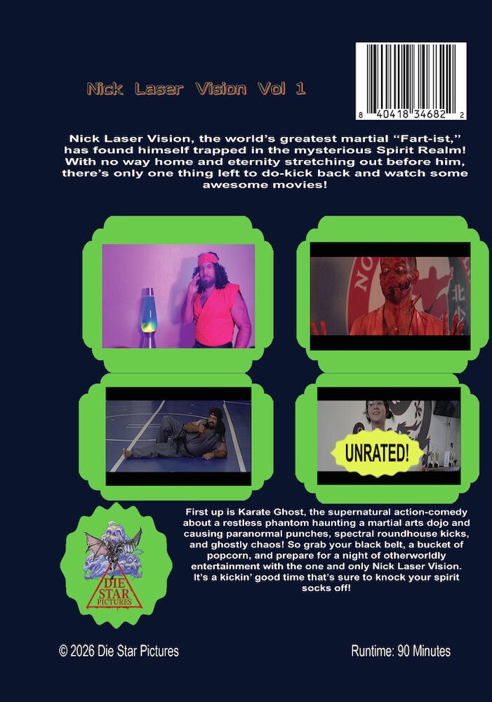 Nick Laser's Laser Vision! Vol. 1 - Back Panel - 