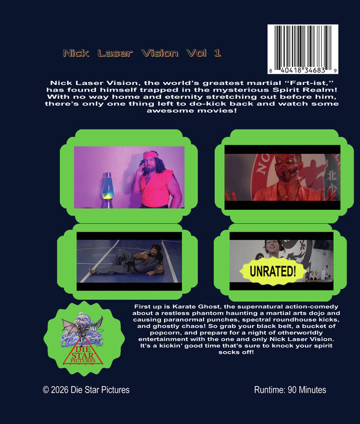 Nick Laser's Laser Vision! Vol. 1 [Blu-ray] - Back Panel - 