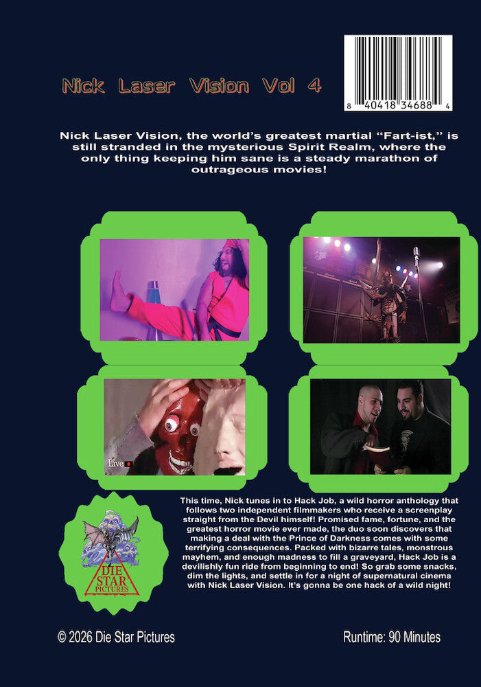 Nick Laser's Laser Vision! Vol. 4 - Back Panel - 